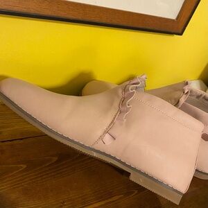 Leather Booties Oxford Shoes NWOT 8